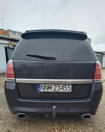 Opel Zafira cena 16900 przebieg: 265000, rok produkcji 2007 z Płock małe 92